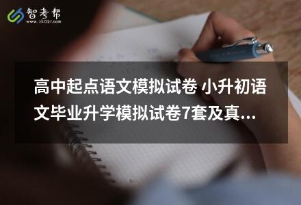 高中起點(diǎn)語(yǔ)文模擬試卷 小升初語(yǔ)文畢業(yè)升學(xué)模擬試卷7套及真題精選